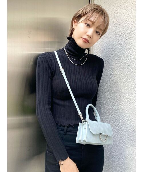 EMODA(エモダ)の「ハングチャームバッグ(ハンドバッグ・レディース・ホワイト/ブラック/ブルー/グリーン・FREE)」の19枚目の写真