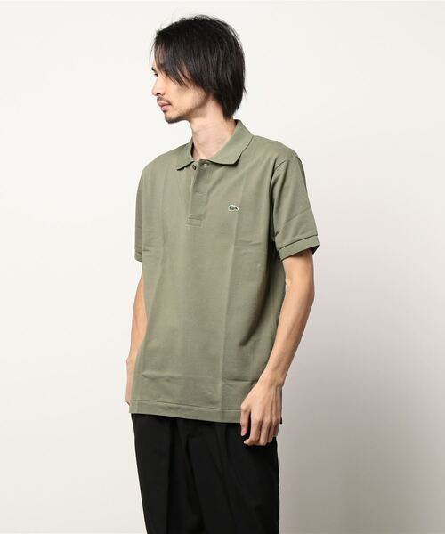 LACOSTE（ラコステ）の「《LACOSTE》POLOS L1212LJ-99（ポロシャツ・メンズ・ホワイト/ベージュ/オリーブ/バーガンディー/ネイビー/ブラック/レッド/ライトブルー/イエロー/グリーン/ベージュ系その他/カーキオリーブ・4/3/5/6）」の6枚目の写真