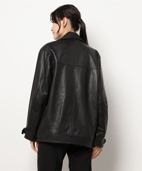 upperhights（アッパーハイツ）の「＜upper hights (アッパーハイツ)＞THE LOOSE RIDERS（ライダースジャケット・レディース・ブラック・1）」の3枚目の写真