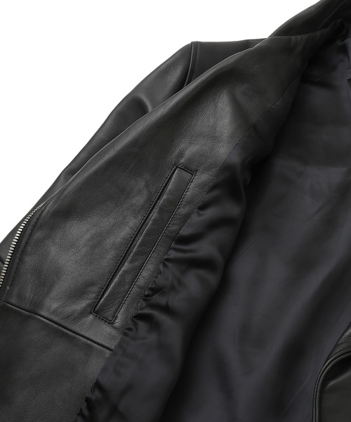 upperhights（アッパーハイツ）の「＜upper hights (アッパーハイツ)＞THE LOOSE RIDERS（ライダースジャケット・レディース・ブラック・1）」の11枚目の写真