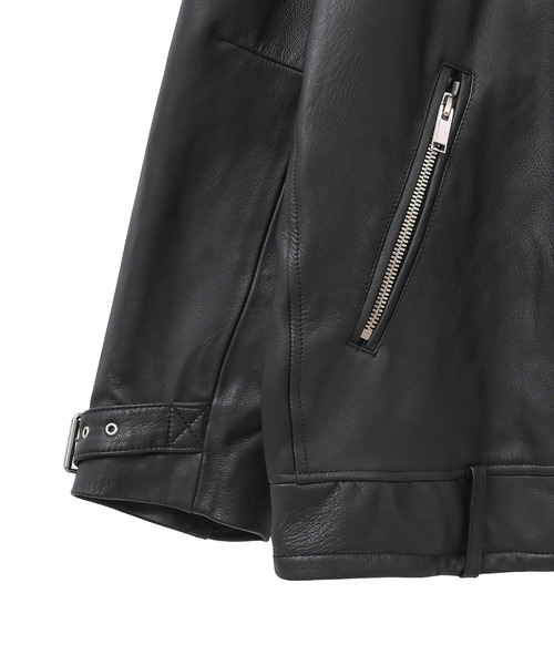 upperhights（アッパーハイツ）の「＜upper hights (アッパーハイツ)＞THE LOOSE RIDERS（ライダースジャケット・レディース・ブラック・1）」の7枚目の写真