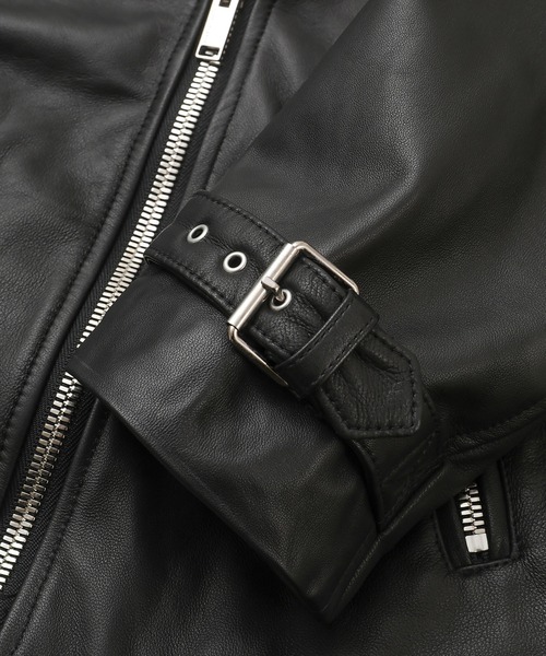 upperhights（アッパーハイツ）の「＜upper hights (アッパーハイツ)＞THE LOOSE RIDERS（ライダースジャケット・レディース・ブラック・1）」の9枚目の写真