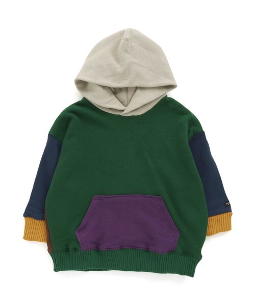 F.O.KIDS(エフオーキッズ)の「クレイジーパーカー(パーカー・キッズ・ネイビー/イエロー/グリーン・140/80/90/110/100/95/130/120)」の2枚目の写真
