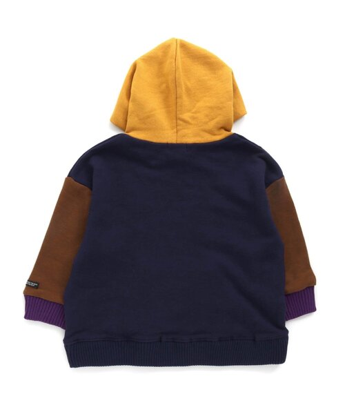 F.O.KIDS(エフオーキッズ)の「クレイジーパーカー(パーカー・キッズ・ネイビー/イエロー/グリーン・140/80/90/110/100/95/130/120)」の5枚目の写真