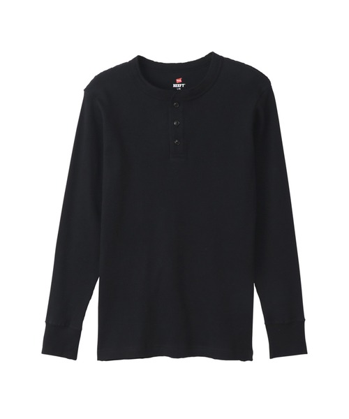 HANES(ヘインズ)の「【Hanes/ヘインズ】メンズ ビーフィー サーマルヘンリーネックロングスリーブTシャツ(Tシャツ/カットソー・メンズ・ヘザーグレー/ネイビー/ホワイト/ブラック・SMALL/LARGE/X-LARGE/MEDIUM)」の14枚目の写真