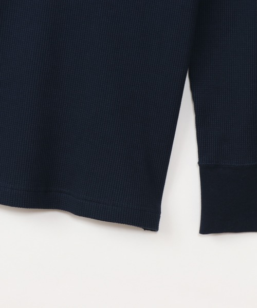 HANES(ヘインズ)の「【Hanes/ヘインズ】メンズ ビーフィー サーマルヘンリーネックロングスリーブTシャツ(Tシャツ/カットソー・メンズ・ヘザーグレー/ネイビー/ホワイト/ブラック・SMALL/LARGE/X-LARGE/MEDIUM)」の10枚目の写真