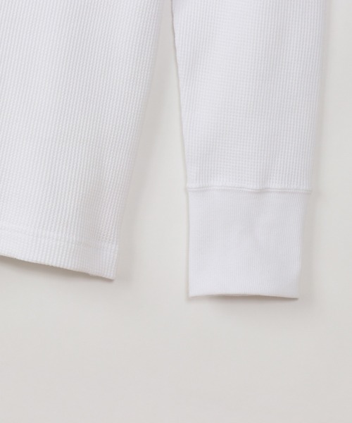 HANES(ヘインズ)の「【Hanes/ヘインズ】メンズ ビーフィー サーマルヘンリーネックロングスリーブTシャツ(Tシャツ/カットソー・メンズ・ヘザーグレー/ネイビー/ホワイト/ブラック・SMALL/LARGE/X-LARGE/MEDIUM)」の18枚目の写真