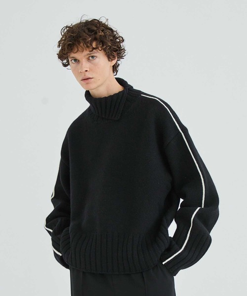 LiNoH（リノー）の「ウールラインタートルニット/WOOL LINE TURTLE