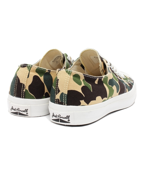 CONVERSE(コンバース)の「JACK PURCELL 83CAMO SLIP / ジャックパーセル 83カモ スリップ(スニーカー・メンズ・オリーブ・5/5.5/6/8/8.5/9/3.5/4/4.5/6.5/7/7.5/9.5/10.5)」の6枚目の写真