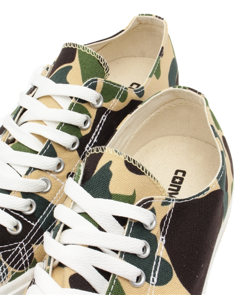 CONVERSE(コンバース)の「JACK PURCELL 83CAMO SLIP / ジャックパーセル 83カモ スリップ(スニーカー・メンズ・オリーブ・5/5.5/6/8/8.5/9/3.5/4/4.5/6.5/7/7.5/9.5/10.5)」の8枚目の写真