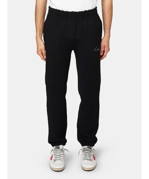 GOLDEN GOOSE（ゴールデングース）の「GOLDEN GOOSE sweat pants black with Love☆ print（スウェットパンツ・メンズ・ブラック系その他・SMALL/MEDIUM/LARGE/X-LARGE/X-SMALL）」の2枚目の写真