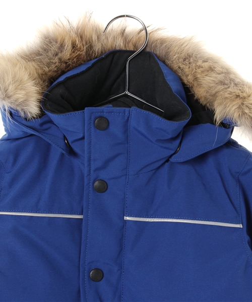 SHIPS（シップス）の「CANADA GOOSE(カナダグース):LYNX PARKA（ダウンジャケット/コート・キッズ・パープル/ブルー・110/100/120）」の6枚目の写真