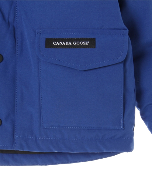 SHIPS（シップス）の「CANADA GOOSE(カナダグース):LYNX PARKA（ダウンジャケット/コート・キッズ・パープル/ブルー・110/100/120）」の8枚目の写真
