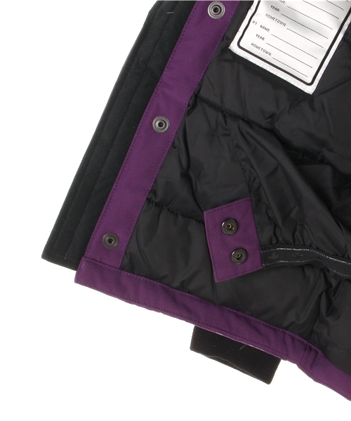 SHIPS（シップス）の「CANADA GOOSE(カナダグース):LYNX PARKA（ダウンジャケット/コート・キッズ・パープル/ブルー・110/100/120）」の12枚目の写真