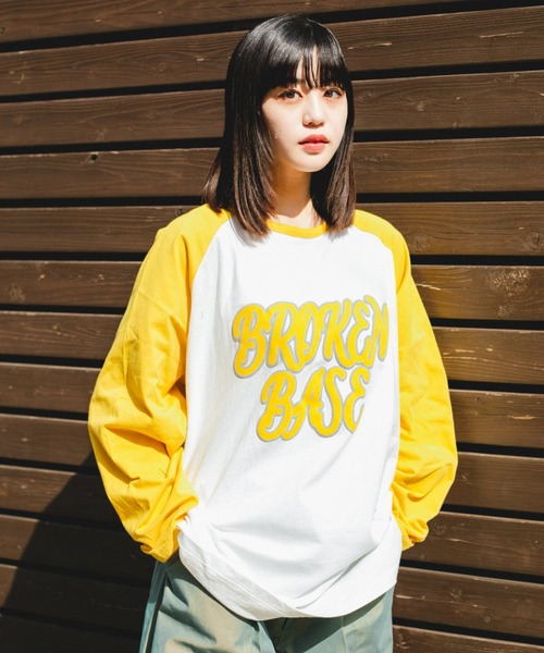 セール ラグランロンt Tシャツ カットソー Broken Base ブロークンベース のファッション通販 Zozotown