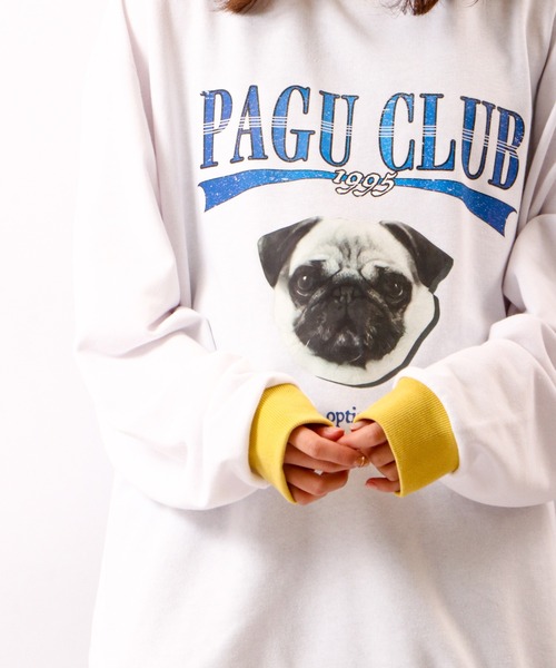 SUGGESTION(サジェッション)の「SUGGESTION ワイドシルエット アニマルプリント トレーナー(スウェット・メンズ・ホワイト/アッシュグレー/イエロー/ライトグリーン/ホワイト系その他/ホワイト系その他2・M/L)」の21枚目の写真