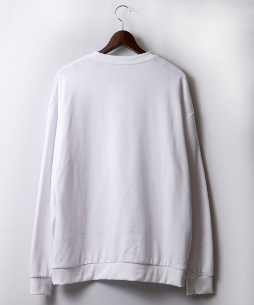 SUGGESTION(サジェッション)の「SUGGESTION ワイドシルエット アニマルプリント トレーナー(スウェット・メンズ・ホワイト/アッシュグレー/イエロー/ライトグリーン/ホワイト系その他/ホワイト系その他2・M/L)」の8枚目の写真