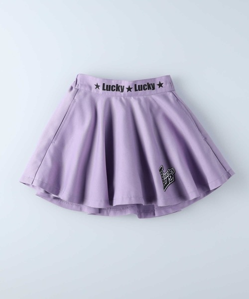 Right-on（ライトオン）の「【TEGTEG LUCKY2】フレアスカート（スカート・キッズ・ブラック/パープル・120/130/140）」の2枚目の写真