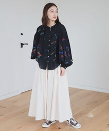 美品＊BEAMS BOY＊サインギャザースモック