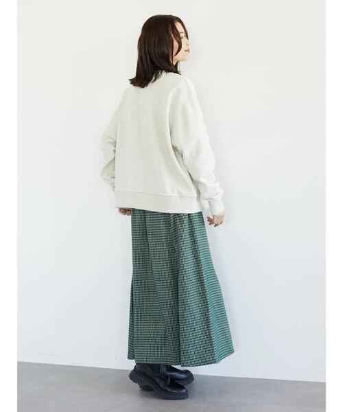 Green　Parks（グリーンパークス）の「カレッジロゴプリントスウェット＊（スウェット・レディース・ネイビー/グレー/ホワイト系その他・FREE）」の18枚目の写真