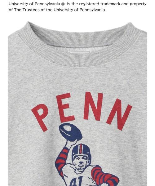 Green　Parks（グリーンパークス）の「カレッジロゴプリントスウェット＊（スウェット・レディース・ネイビー/グレー/ホワイト系その他・FREE）」の19枚目の写真