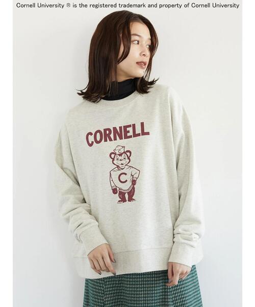Green　Parks（グリーンパークス）の「カレッジロゴプリントスウェット＊（スウェット・レディース・ネイビー/グレー/ホワイト系その他・FREE）」の2枚目の写真
