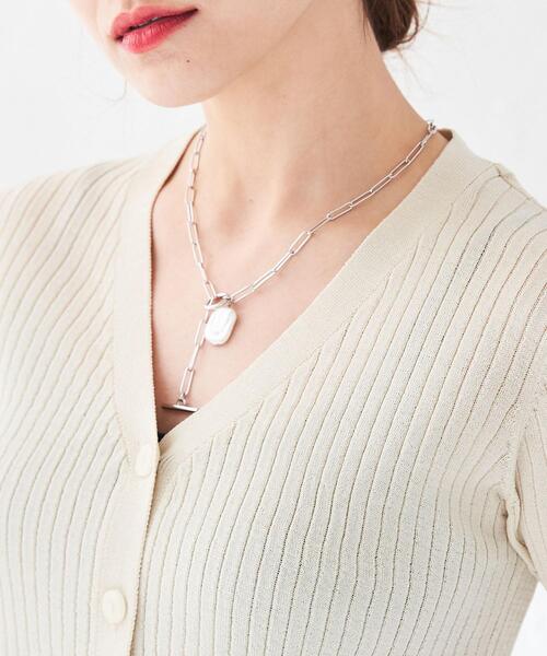 coen（コーエン）の「淡水パールマンテルネックレス（ネックレス・レディース・シルバー/ゴールド・FREE）」の2枚目の写真