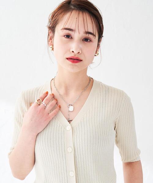 coen（コーエン）の「淡水パールマンテルネックレス（ネックレス・レディース・シルバー/ゴールド・FREE）」の4枚目の写真