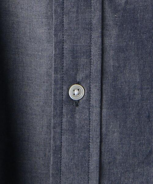 green label relaxing（グリーンレーベルリラクシング）の「コットンシャンブレー リラックス ボタンダウン シャツ（シャツ/ブラウス・メンズ・ライトブルー/ネイビー・S/M/L/XL）」の15枚目の写真