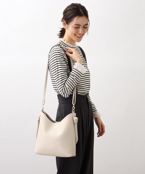 grove（グローブ）の「◇人間工学 サイドノット1枚革風ワンショルダー