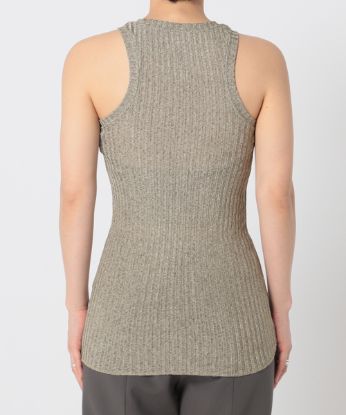 CITYSHOP(シティーショップ)の「METALLIC RIB TANK:タンクトップ(タンクトップ・レディース・シルバー/ゴールド・FREE)」の8枚目の写真