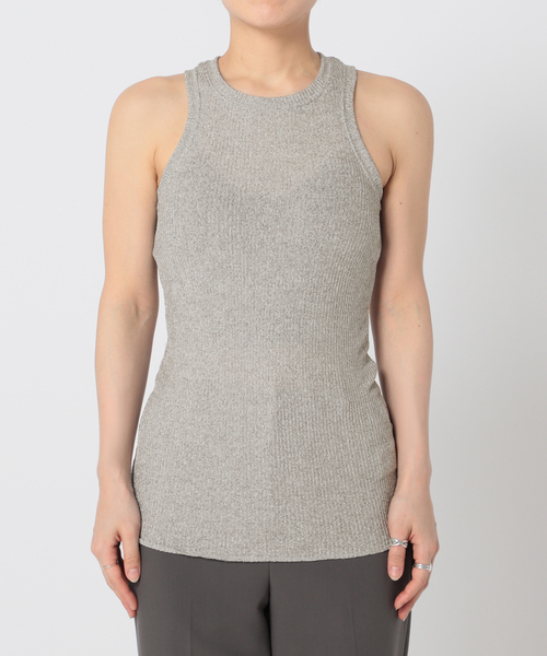 CITYSHOP(シティーショップ)の「METALLIC RIB TANK:タンクトップ(タンクトップ・レディース・シルバー/ゴールド・FREE)」の14枚目の写真