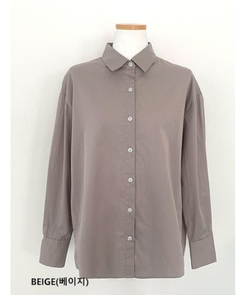 BEIDELLI（ベイデリー）の「[BELLIDE MADE] デイリークラシックシャツ（シャツ/ブラウス・レディース・ベージュ/ネイビー/カーキ/アイボリー/ライトピンク・FREE）」の12枚目の写真
