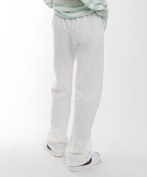 FOLLOWIN（フォロウィン）の「【UNISEX】リネン100%ウォッシングパンツ（その他パンツ・レディース・ブラック/ベージュ/パープル/ネイビー/アイボリー・FREE）」の11枚目の写真