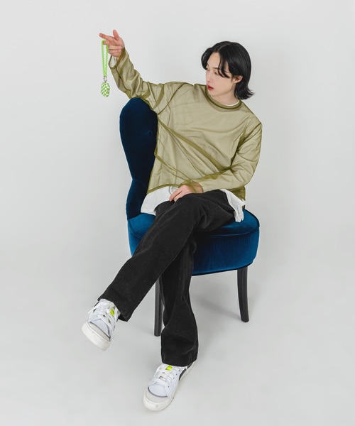 FOLLOWIN（フォロウィン）の「【UNISEX】リネン100%ウォッシングパンツ（その他パンツ・レディース・ブラック/ベージュ/パープル/ネイビー/アイボリー・FREE）」の18枚目の写真