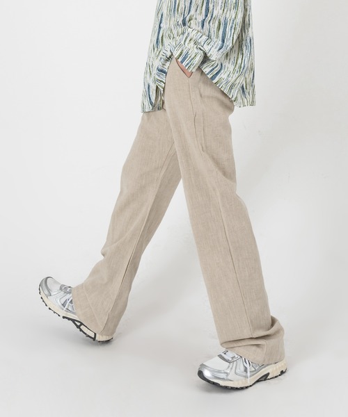 FOLLOWIN（フォロウィン）の「【UNISEX】リネン100%ウォッシングパンツ（その他パンツ・レディース・ブラック/ベージュ/パープル/ネイビー/アイボリー・FREE）」の19枚目の写真