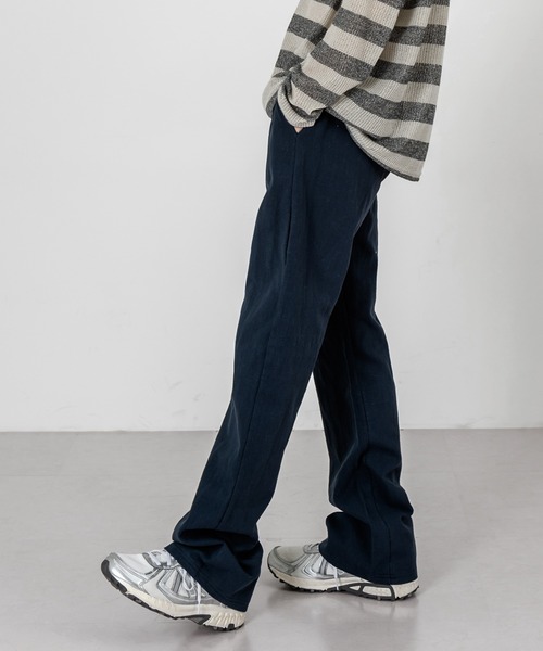 FOLLOWIN（フォロウィン）の「【UNISEX】リネン100%ウォッシングパンツ（その他パンツ・レディース・ブラック/ベージュ/パープル/ネイビー/アイボリー・FREE）」の9枚目の写真