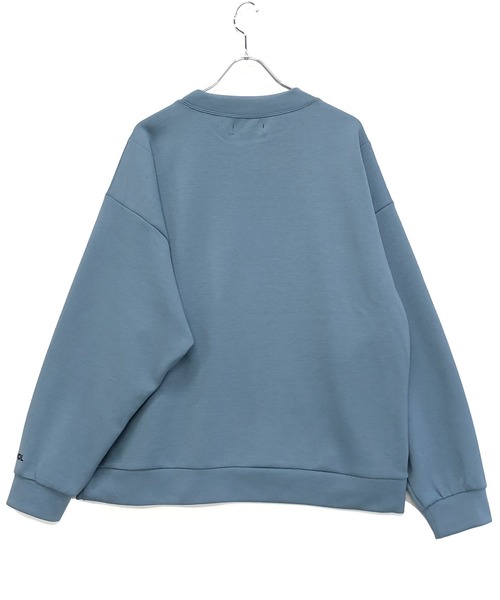 KANGOL(カンゴール)の「ユニセックス KANGOL × A.S.M コラボ ダンボールポンチ ジャージ / オーバーサイズ ルーズ トレーナー ロンT(Tシャツ/カットソー・メンズ・ホワイト/ブラック/サックスブルー/ライトベージュ・48/50)」の8枚目の写真