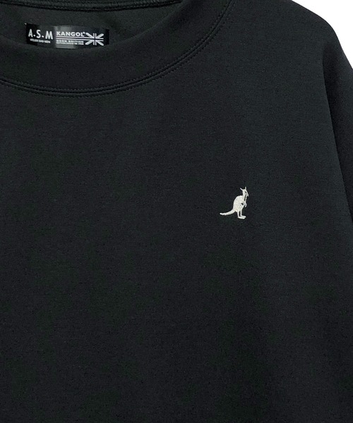 KANGOL(カンゴール)の「ユニセックス KANGOL × A.S.M コラボ ダンボールポンチ ジャージ / オーバーサイズ ルーズ トレーナー ロンT(Tシャツ/カットソー・メンズ・ホワイト/ブラック/サックスブルー/ライトベージュ・48/50)」の9枚目の写真
