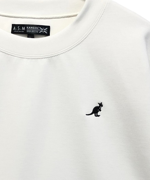 KANGOL(カンゴール)の「ユニセックス KANGOL × A.S.M コラボ ダンボールポンチ ジャージ / オーバーサイズ ルーズ トレーナー ロンT(Tシャツ/カットソー・メンズ・ホワイト/ブラック/サックスブルー/ライトベージュ・48/50)」の12枚目の写真