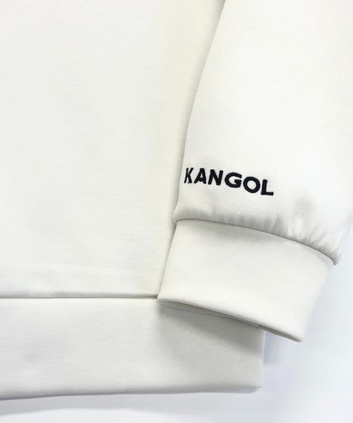 KANGOL(カンゴール)の「ユニセックス KANGOL × A.S.M コラボ ダンボールポンチ ジャージ / オーバーサイズ ルーズ トレーナー ロンT(Tシャツ/カットソー・メンズ・ホワイト/ブラック/サックスブルー/ライトベージュ・48/50)」の13枚目の写真
