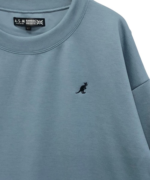 KANGOL(カンゴール)の「ユニセックス KANGOL × A.S.M コラボ ダンボールポンチ ジャージ / オーバーサイズ ルーズ トレーナー ロンT(Tシャツ/カットソー・メンズ・ホワイト/ブラック/サックスブルー/ライトベージュ・48/50)」の17枚目の写真