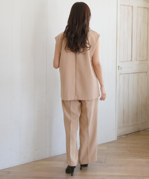 sango（sango）の「フレンチダブルボタンベストジャケット（ベスト・レディース・イエロー/ベージュ/アイボリー・FREE）」の21枚目の写真