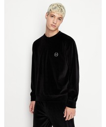 ARMANI EXCHANGE | 【A|X アルマーニ エクスチェンジ】サークルA|Xロゴ　シェニール　スウェットプルオーバー(スウェット)