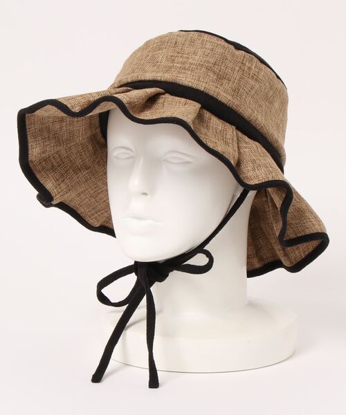N.（N. Natural Beauty Basic）（エヌエヌナチュラルビューティーベーシック）の「プリーツハット（ハット・レディース・ベージュ・FREE）」の5枚目の写真