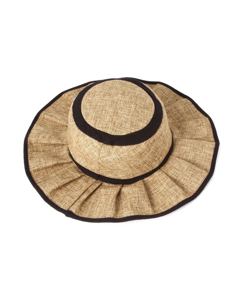 N.（N. Natural Beauty Basic）（エヌエヌナチュラルビューティーベーシック）の「プリーツハット（ハット・レディース・ベージュ・FREE）」の7枚目の写真