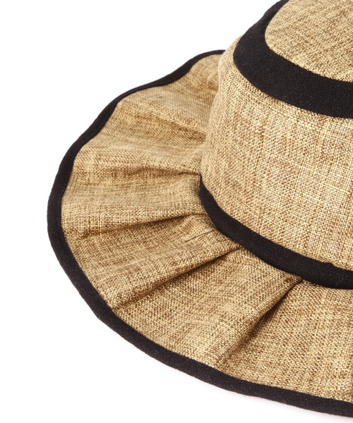 N.（N. Natural Beauty Basic）（エヌエヌナチュラルビューティーベーシック）の「プリーツハット（ハット・レディース・ベージュ・FREE）」の8枚目の写真