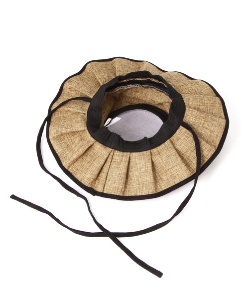 N.（N. Natural Beauty Basic）（エヌエヌナチュラルビューティーベーシック）の「プリーツハット（ハット・レディース・ベージュ・FREE）」の11枚目の写真