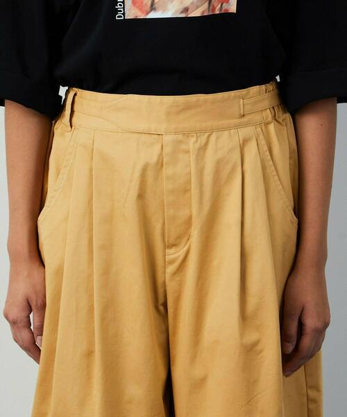 FRAPBOIS（フラボア）の「カヴァチノ グルカパンツ（その他パンツ・レディース・ネイビー/ベージュ・2/1）」の6枚目の写真