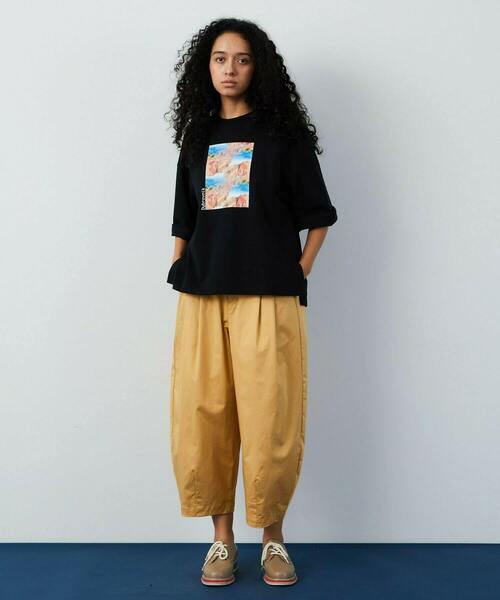 FRAPBOIS（フラボア）の「カヴァチノ グルカパンツ（その他パンツ・レディース・ネイビー/ベージュ・2/1）」の14枚目の写真